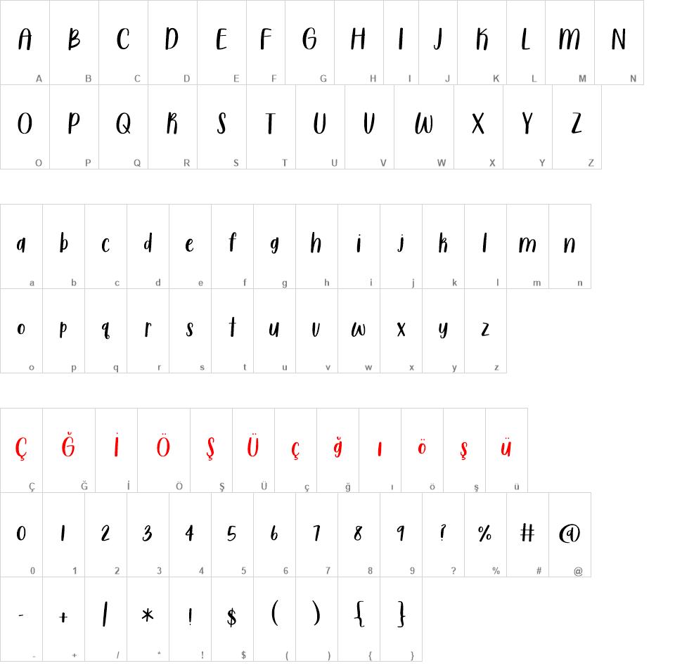 Sugar & Spice HandSans font